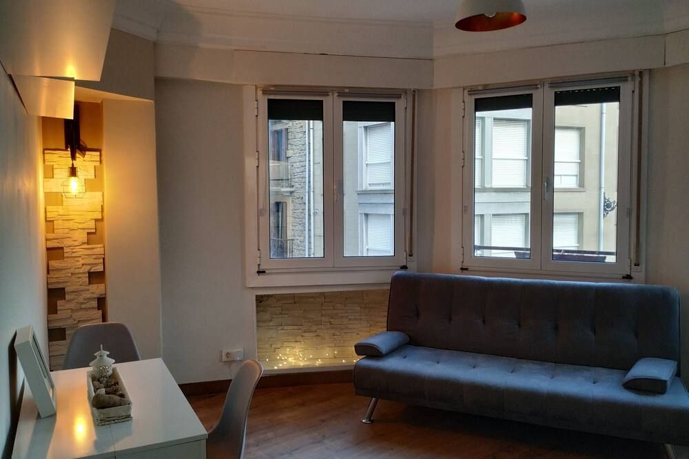 Nordic center apartment - Zarautz - غرفة معيشة
