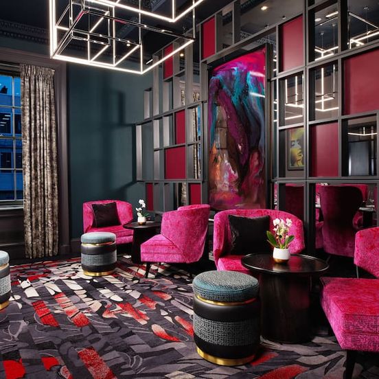 Lounge view of Malmaison Edinburgh City