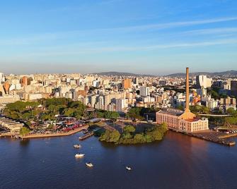 Xtay Cais Rooftop - Studio completo com vista panorâmica Skyglass Tetto - Orla do Guaíba - Porto Alegre - Vista externa