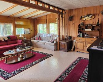Muskie Point Cabin on Eagle Lake - Vermilion Bay - Living room