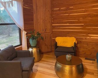 Cozy cabin in the pines of Bastrop with AC, WiFi - Bastrop - Living room