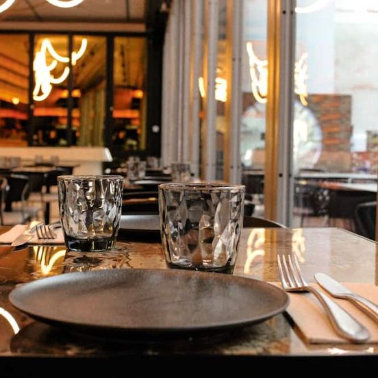 Restaurant view of Akeah Hotel Gran Via