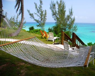Jolly Mon - True Pink Sand Beach - Generator, Cistern, Purified Water & Ice - North Palmetto Point - Patio