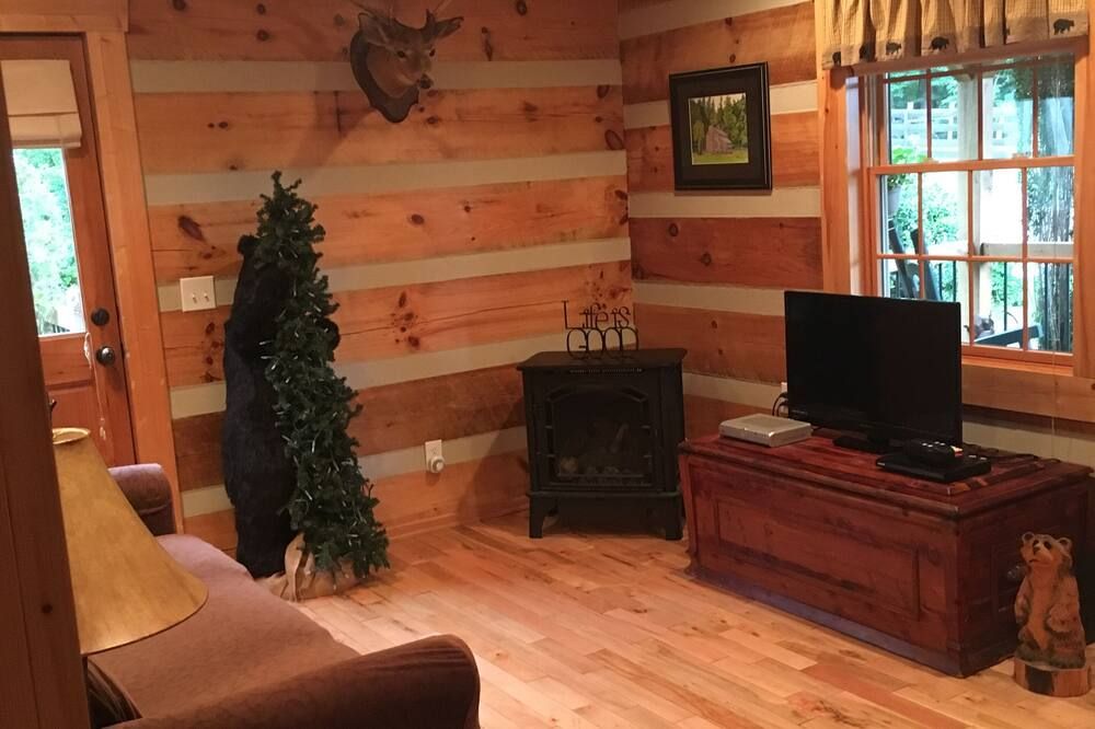Your Mayberry Get-a-Way Cabin- Only 6 miles from Downtown Mount Airy - Mount Airy - Wohnzimmer