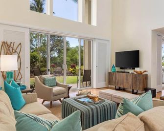 The Islands at Mauna Lani Point - CoralTree Residence Collection - Waikoloa Village - Sala de estar