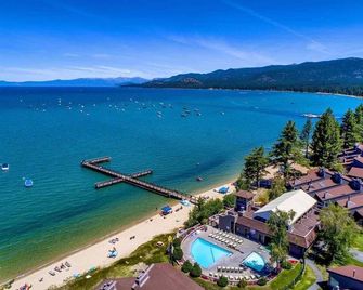 Lakeland Village - Private Beach - Large Studio - Tree View, King Bed, Full Kitchen - South Lake Tahoe - Beach