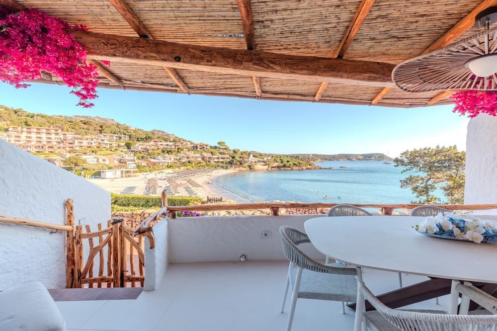 Princes Apartment Portocervobeach Con Accesso Diretto In Spiaggia Piccolo Pevero - بورتو سيرفو - شرفة