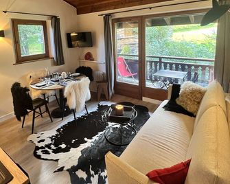N5 Megève - Résidence de L'ours - appart 4 pers - Megève - Sala de estar