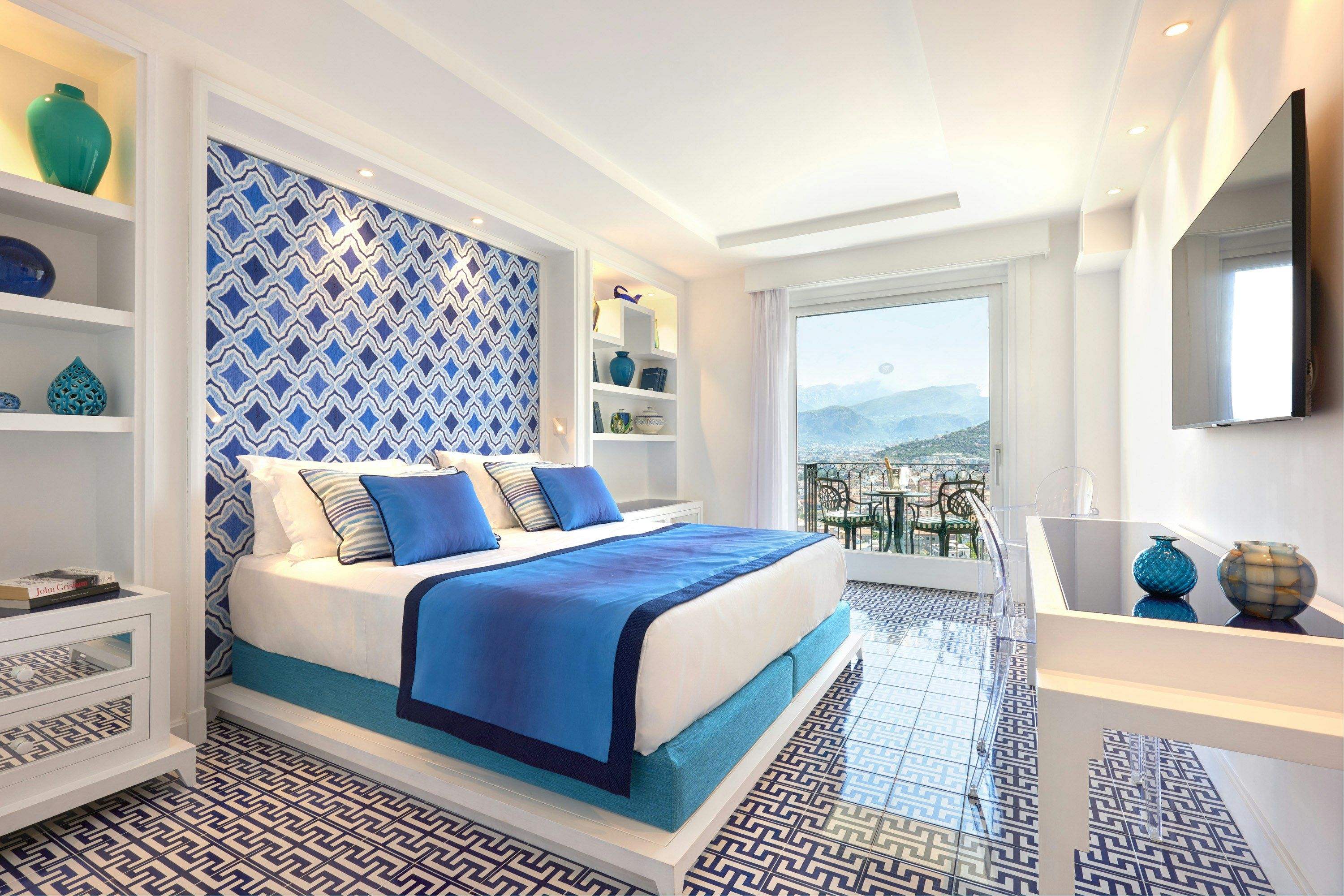 فندق جراند كابوديمونتي - سورنتو - غرفة نوم