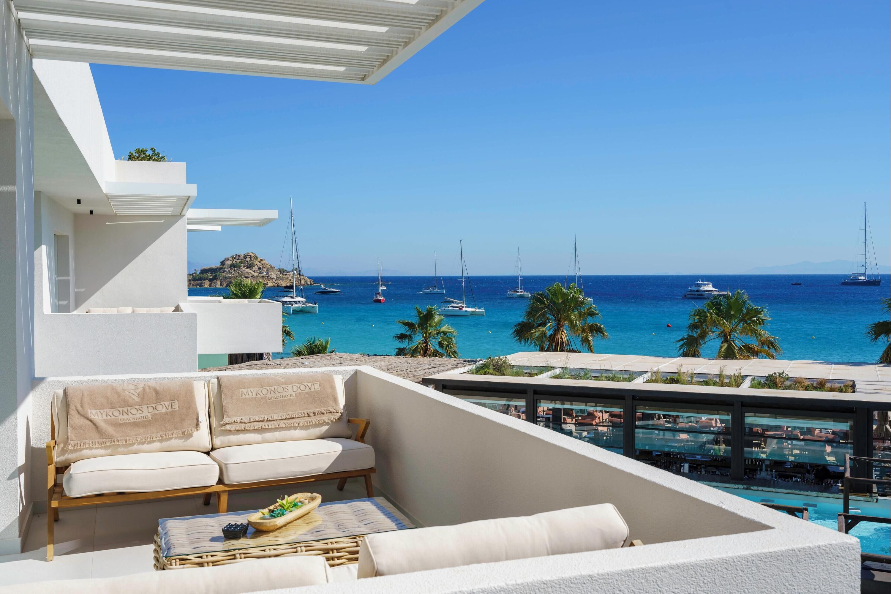 Mykonos Dove Beachfront Hotel - מיקונוס - מרפסת