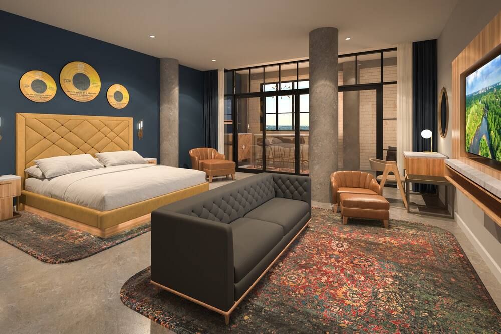 Hard Rock Hotel London Ontario - לונדון - חדר שינה