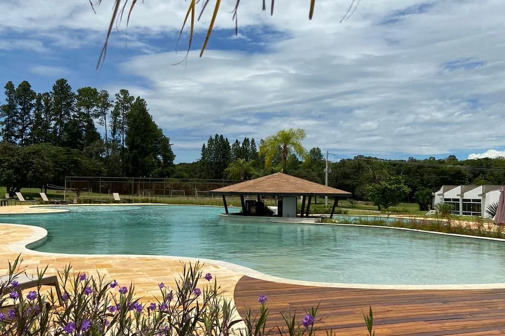 Vale Das Águas Fazenda Resort - Águas de Santa Bárbara - Piscina