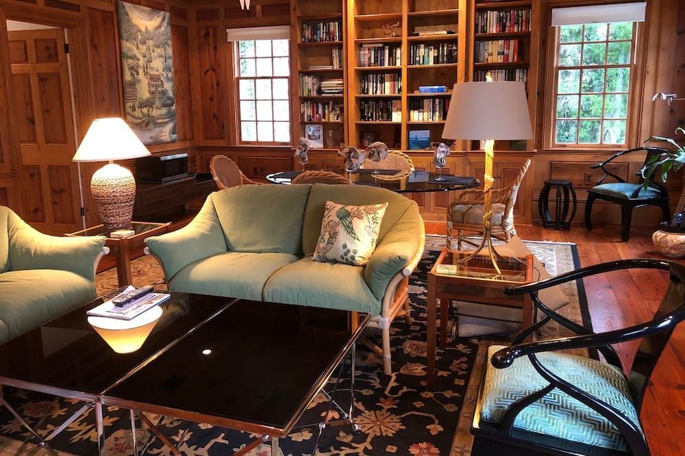 Living room view of The Library House - Historic Old Point