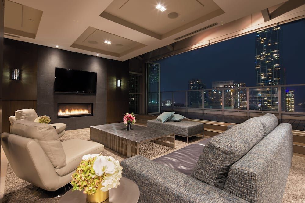 Living room view of One King West Hotel and Residence