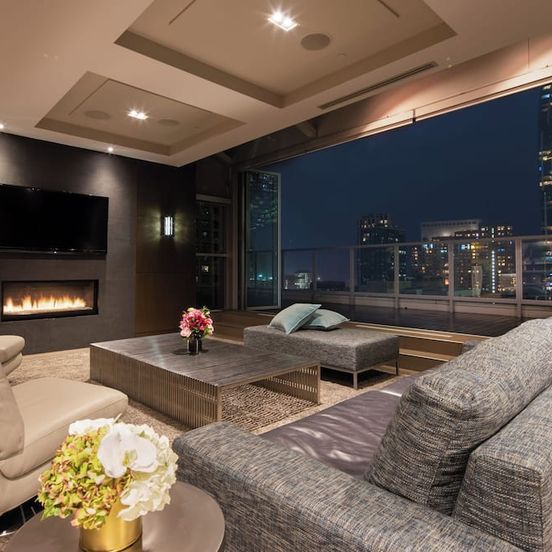 Living room view of One King West Hotel and Residence