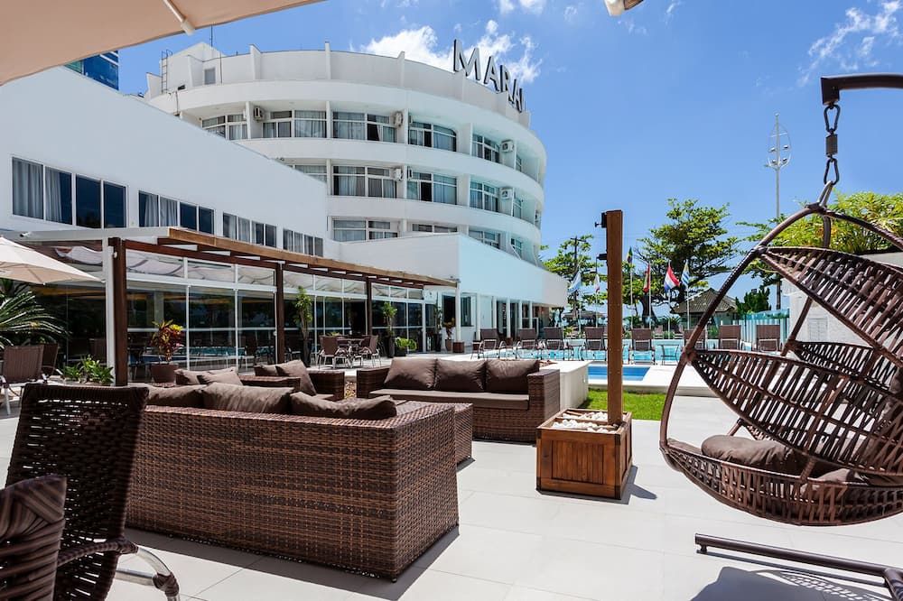 مارامبايا هوتل آند كونفينسوز - بالنياريو كامبوريو - شرفة مرصوفة