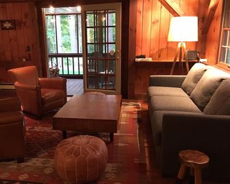 NEW! Clean & Cozy Hillsdale Cabin, minutes to Catamount, Tanglewood - Hillsdale - Living room