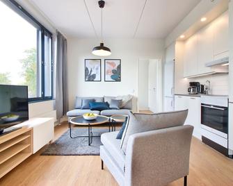 Forenom Serviced Apartments Turku Virusmäentie - Turku - Pokój dzienny