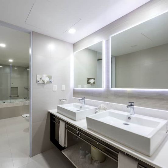 Bathroom view of Hotel Casa Blanca