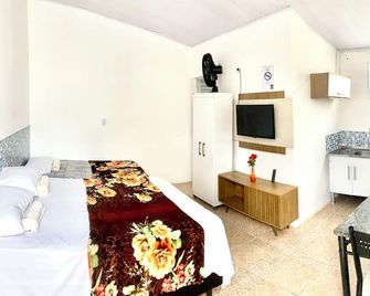 Pousada Aconchego Ocian - Praia Grande - Slaapkamer
