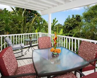 Beautiful, Spacious, Garden View Studio with Kitchenette. Wir Sprechen Deutsch. - Kailua-Kona - Balcony