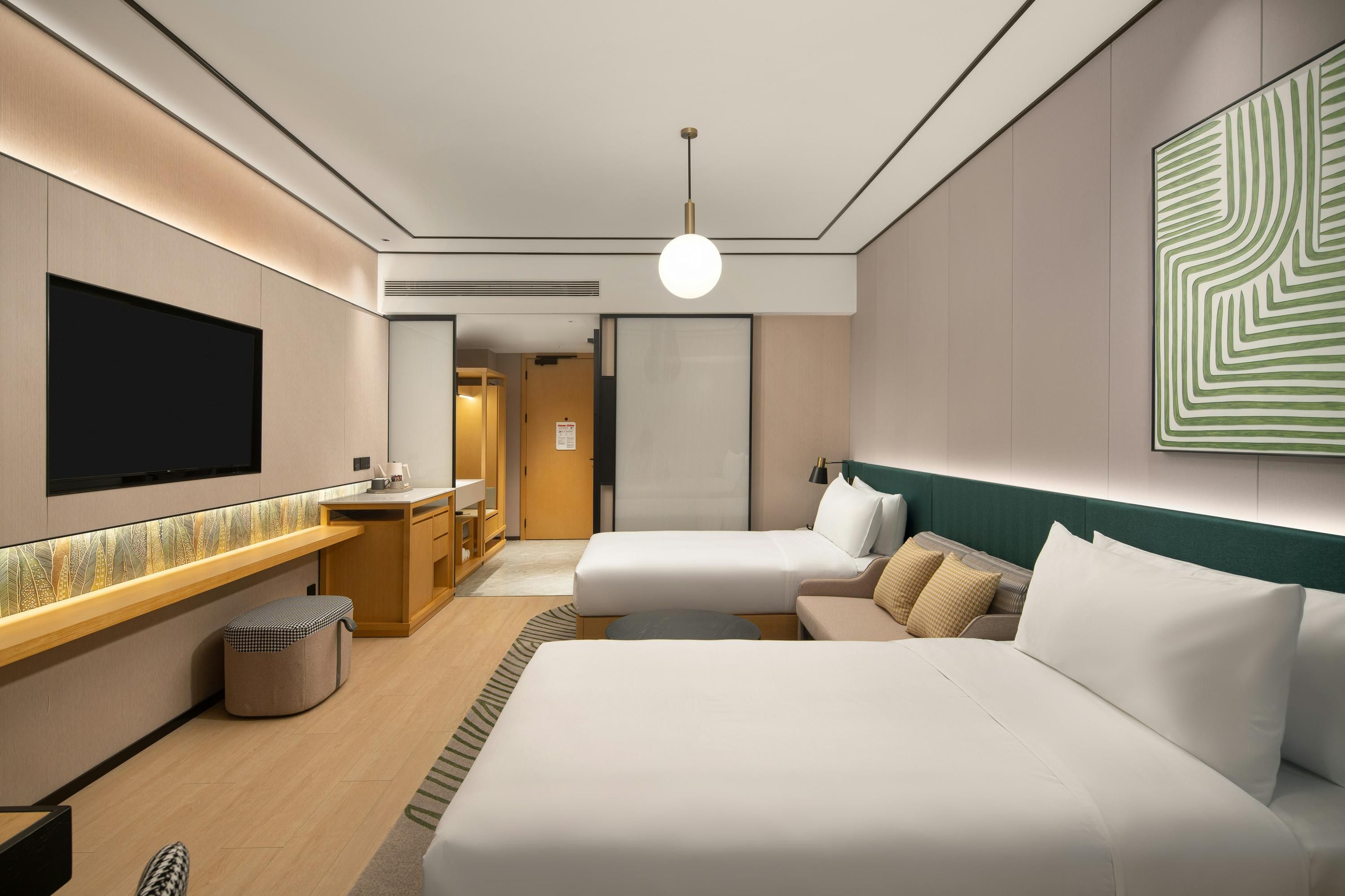 Hilton Garden Inn Zhengzhou Zhengdong New District - ז'נגז'ו - חדר שינה