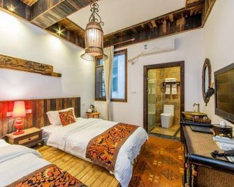 Little Bali Thai-Style Homestay (Yangshuo West Street Lijiang Scenic Area) - Guilin - Bedroom