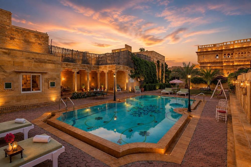 Welcomheritage Mandir Palace - ג'יסלמר - בריכה