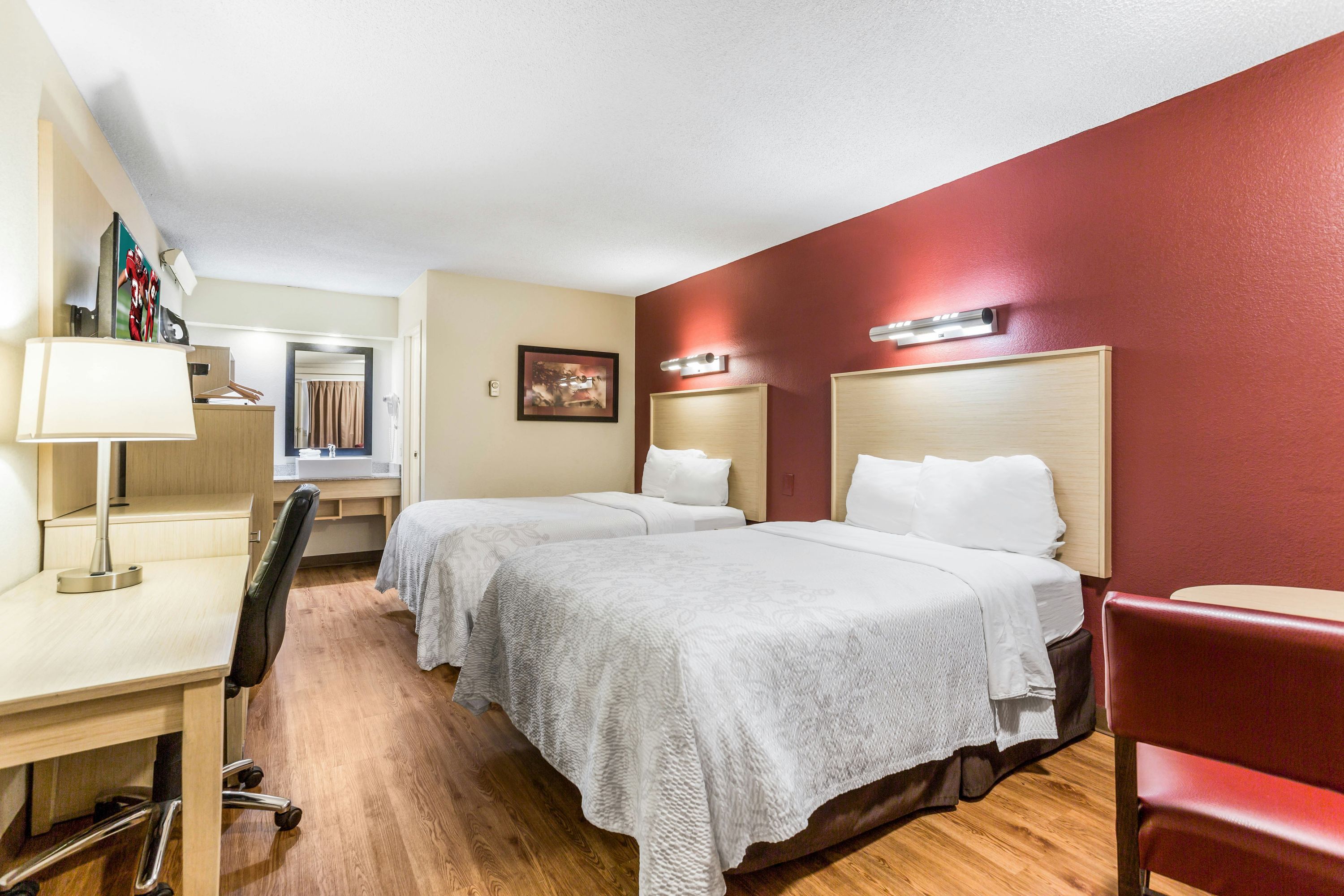 Red Roof Plus Nashville North - Goodlettsville - Goodlettsville - Slaapkamer