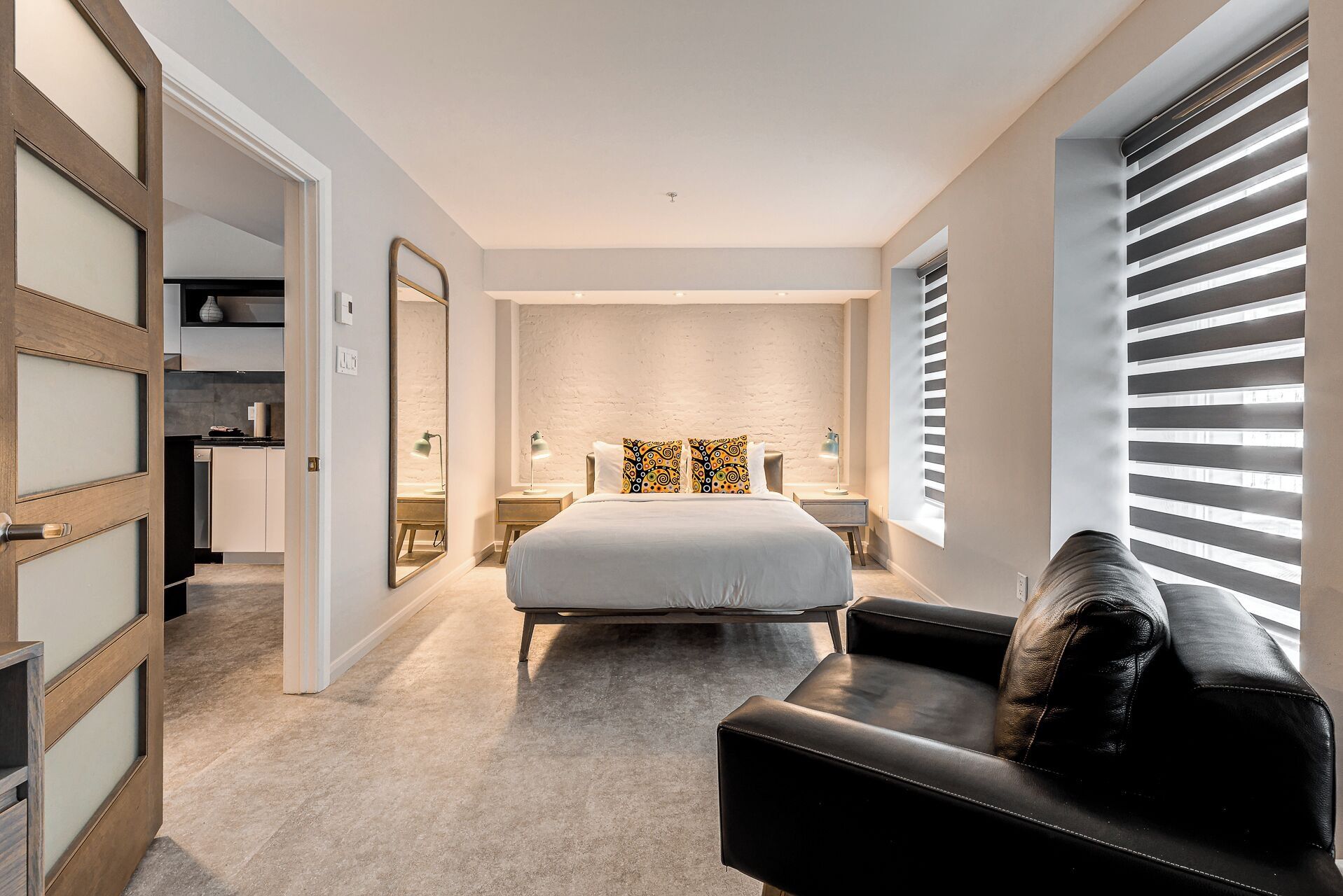 77 سان- فالير أبارت أوتل - كويبيك ستي - غرفة نوم