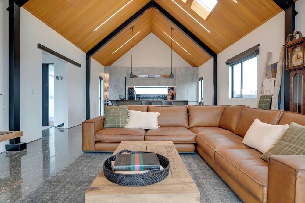Lake Hood Escape & Private Jetty - Ashburton - Wohnzimmer