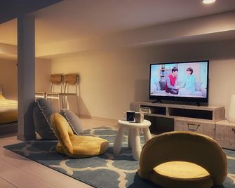 No 101Near Kumamoto Sta Children OK You can cook with a fully equipped kitchen / Kumamoto Kumamoto - Kumamoto - Living room