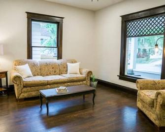The Place To B -King Bed , Massage Chair Book Now! - Sioux Falls - Living room