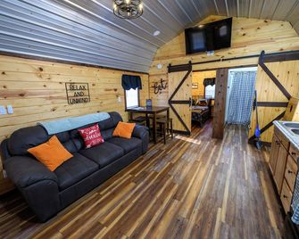 Country Bumpkin located in the heart of the Northern Hatfield McCoy Trails - Wilkinson - Living room