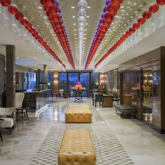 Lobby view of Sura Hagia Sophia Hotel