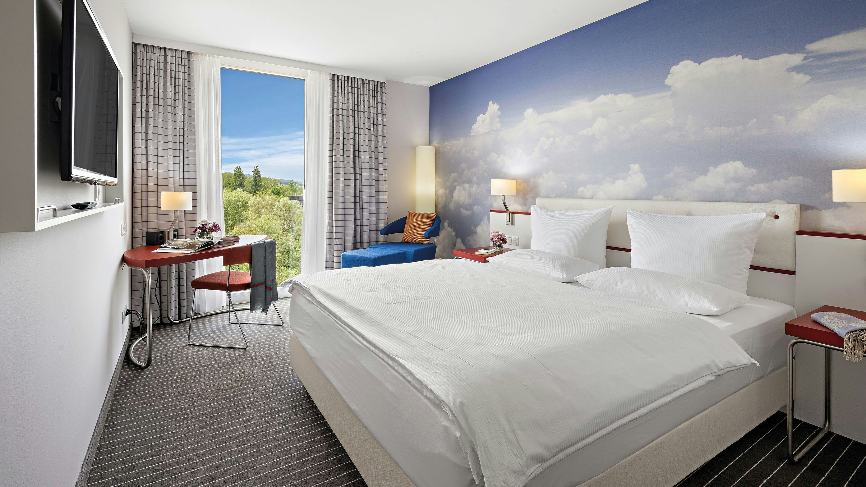 Hey Lou Hotel Friedrichshafen - Friedrichshafen - Schlafzimmer