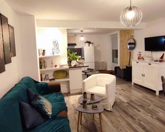 Appartement T3 avec jardin et parking privatifs - Saint-Amé - Sala de estar
