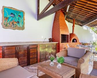 105M-Casa Beira Mar 5 Bedrooms Carneiros - Tamandare - Sala de estar