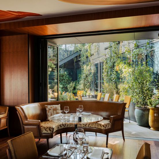 Restaurant view of Hôtel Madame Rêve