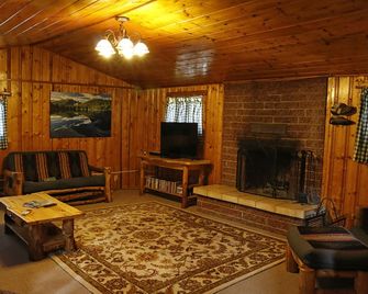 DeLoach Cabin - on Alpine Loop - Free firewood - Free boat use - Lake City - Living room