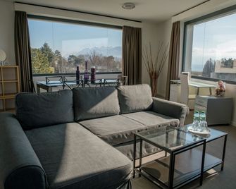 أبارتهوتيل 46 أيه - لوزان - غرفة معيشة