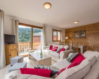 L'Eden Ski aux Pieds - Morillon - Wohnzimmer