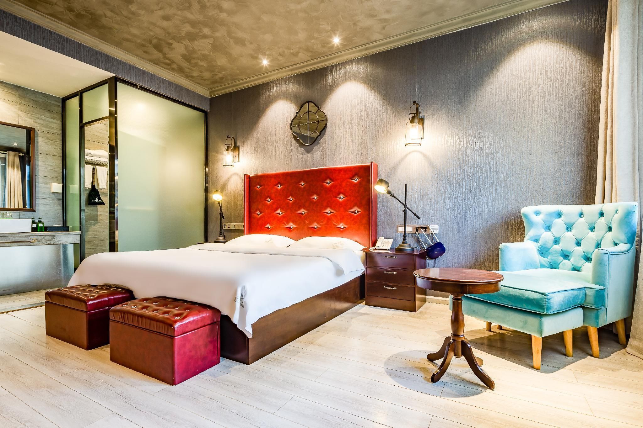 Kunming Ganlan Gongshe 1966 Wenchuang Hotel - קונמינג - חדר שינה