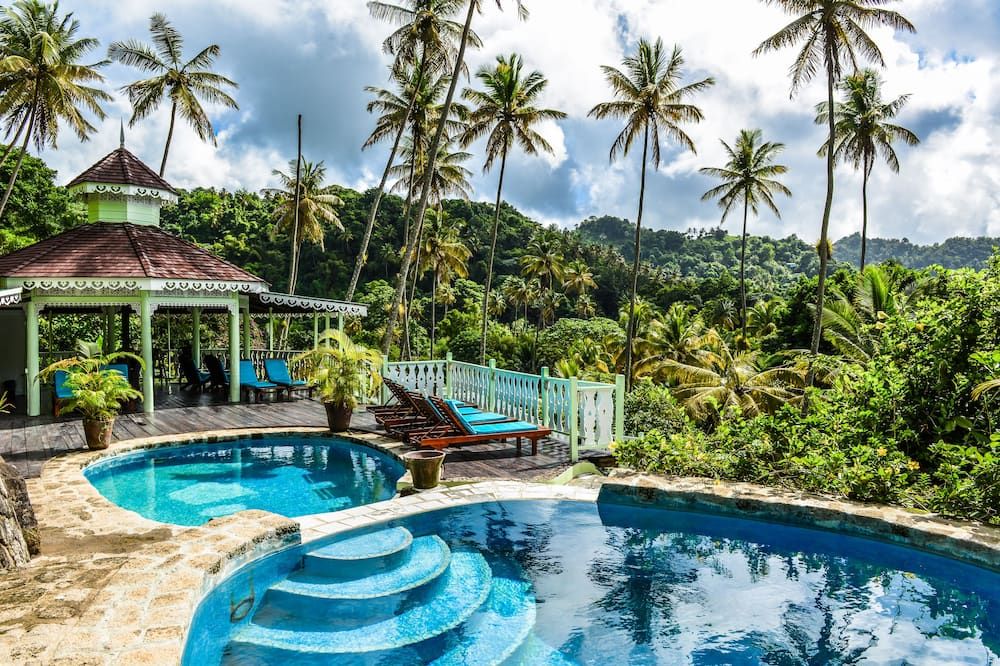 Fond Doux Eco Resort - סופרייר - בריכה