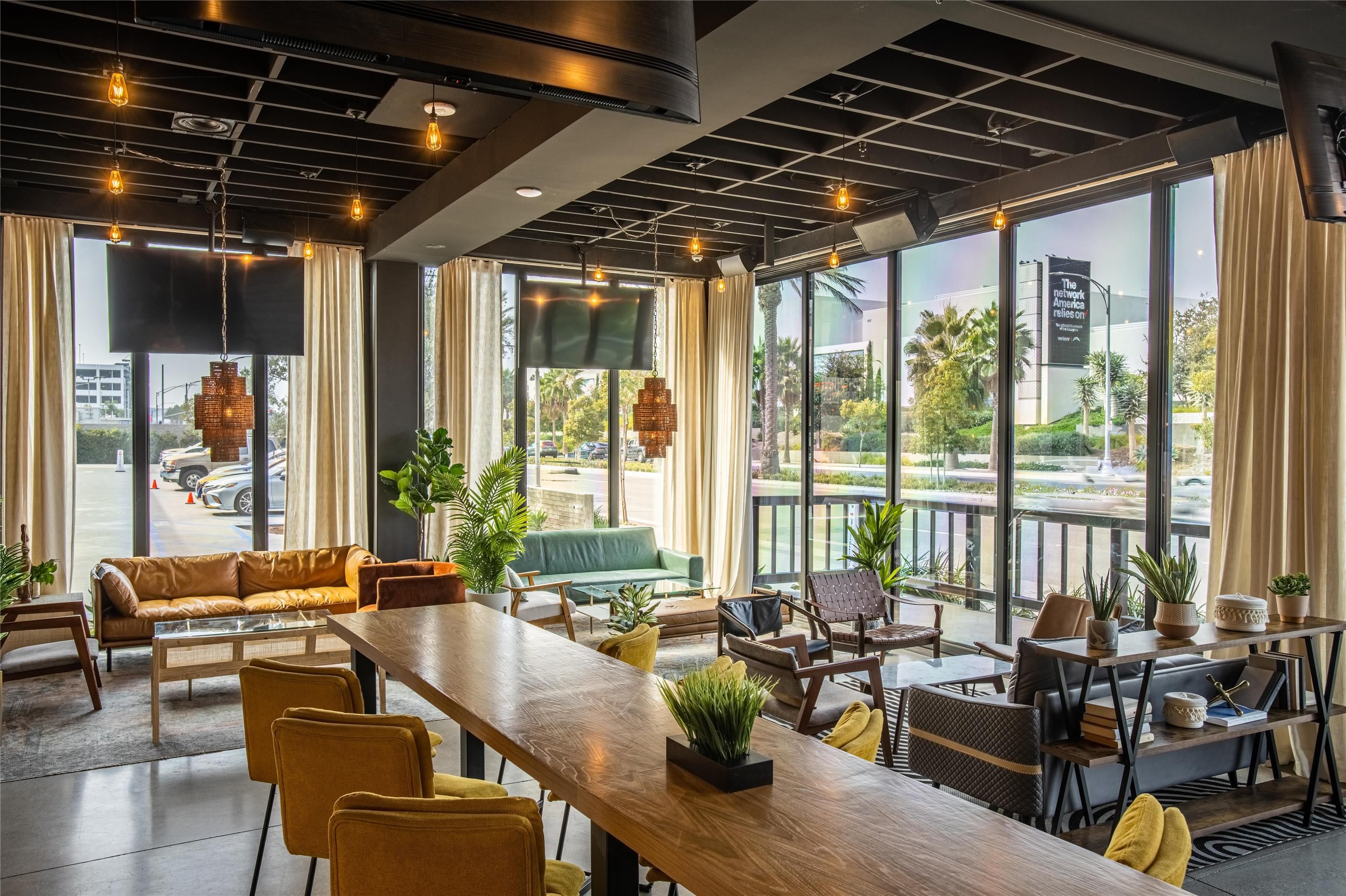 The Lum Hotel Los Angeles Stadium District - אינגלווד - מסעדה