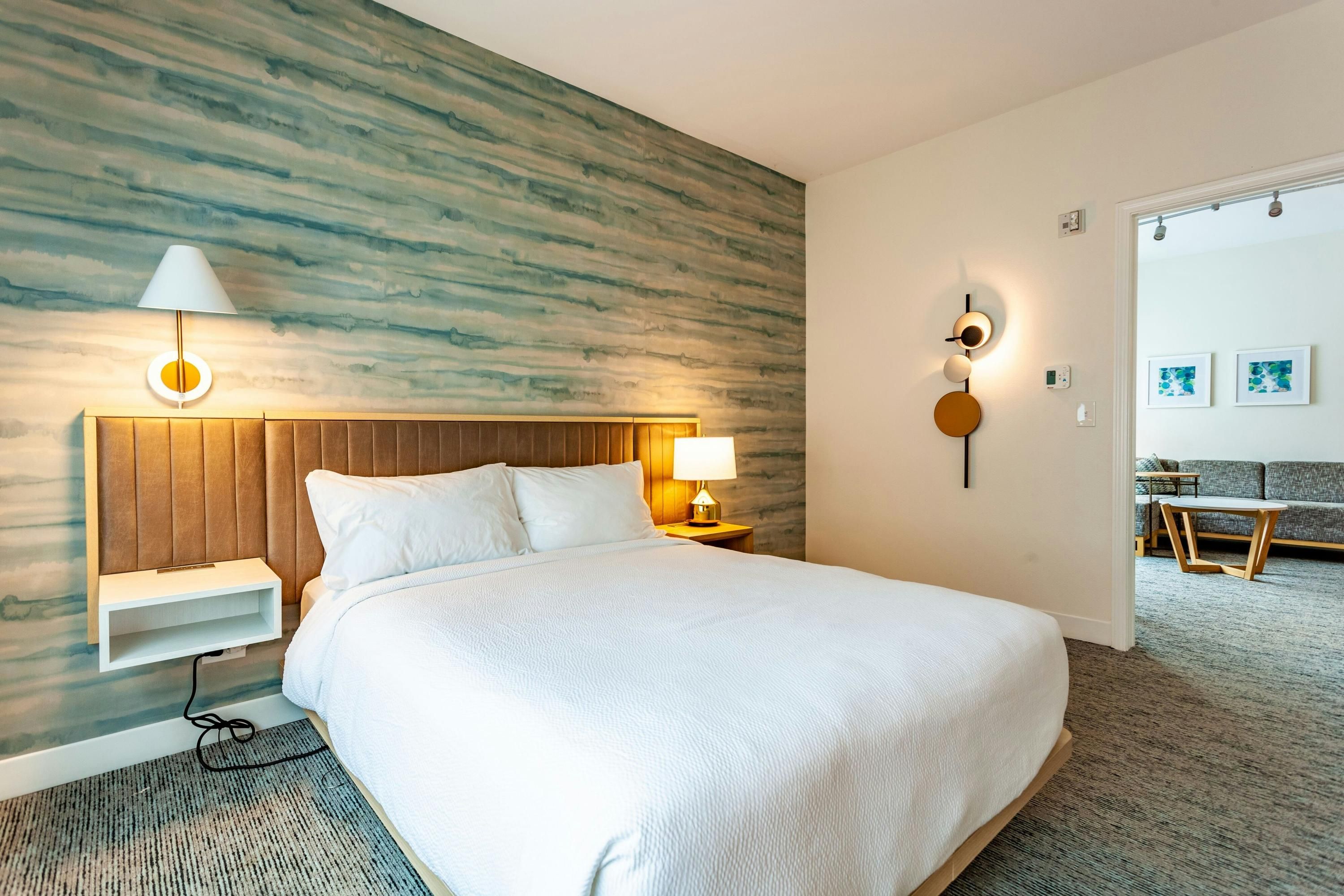 تاون بليس سويتس باي ماريوت رالي-يونيفيرسيتي أريا - راليغ - غرفة نوم