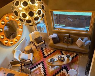 Soul Megeve: Panoramic view, Fireplace & Parking - Praz-sur-Arly - Wohnzimmer