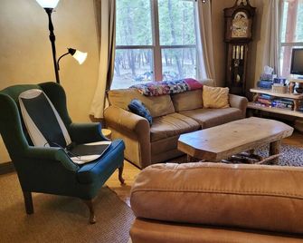 Mazama Trails Cabin-Close to the North Cascades,Ski Trail, Dog Friendly! - Mazama - Living room