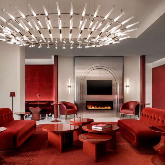 Lounge view of Revery Toronto Downtown, Curio Collection by Hilton