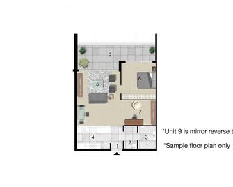 Bluewater Apartments - Kiama - Floorplan